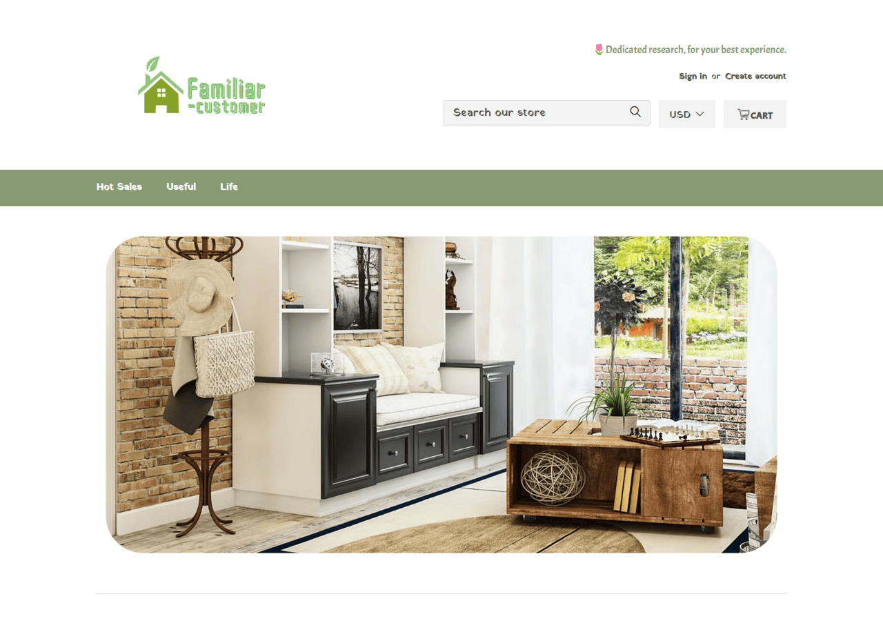 Screenshot of familiar-customer.net