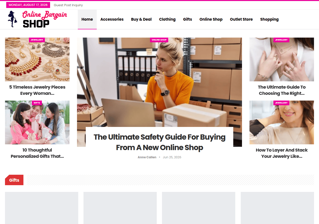 Screenshot of online-bargain-shop.com