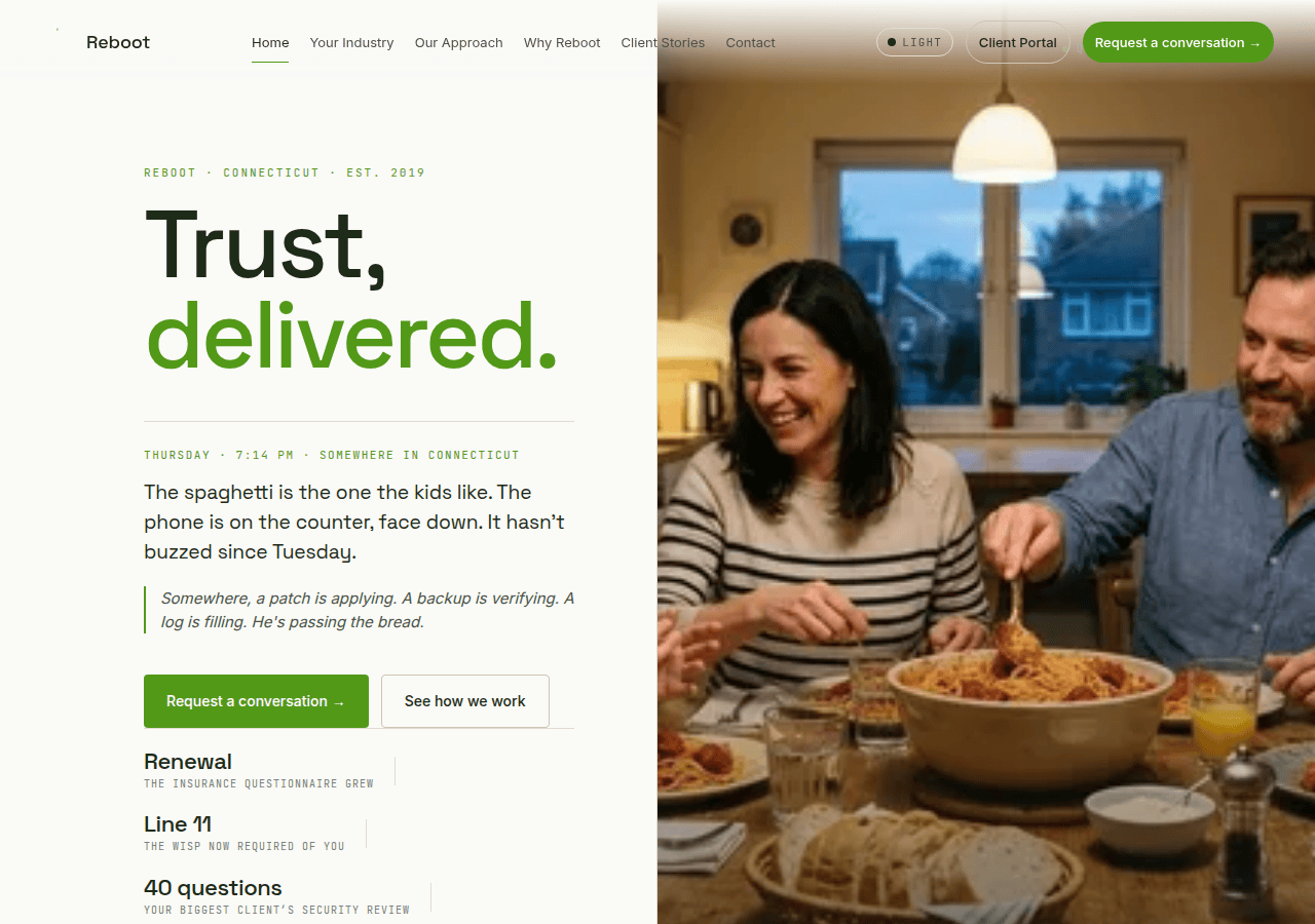 Screenshot of rebootmsp.com