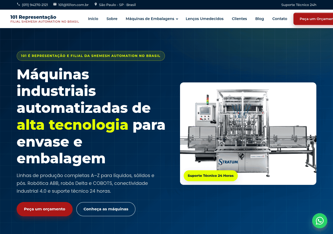 Screenshot of 101on.com.br