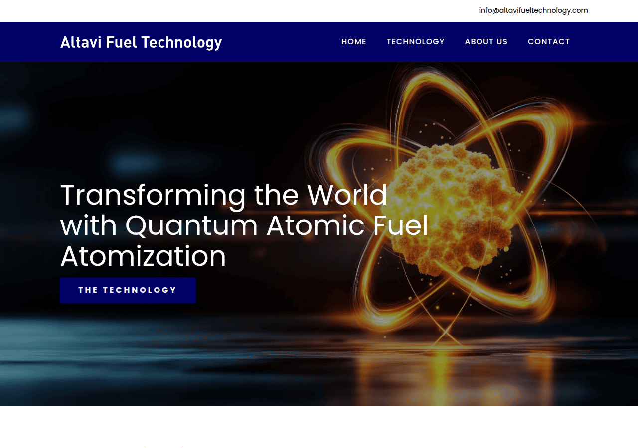 Screenshot of altavifueltechnology.com