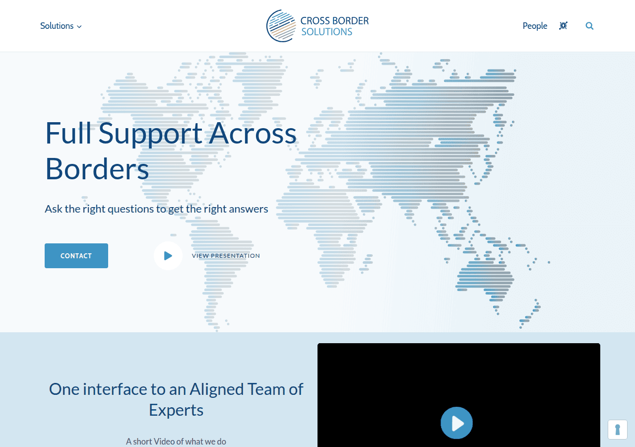 Screenshot of crossborder-solutions.com