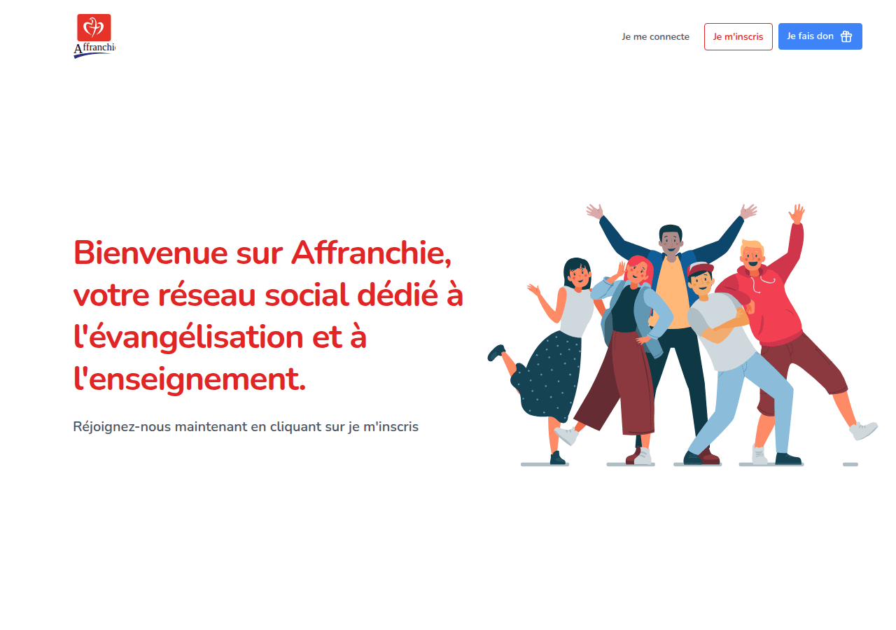 Screenshot of affranchie.com