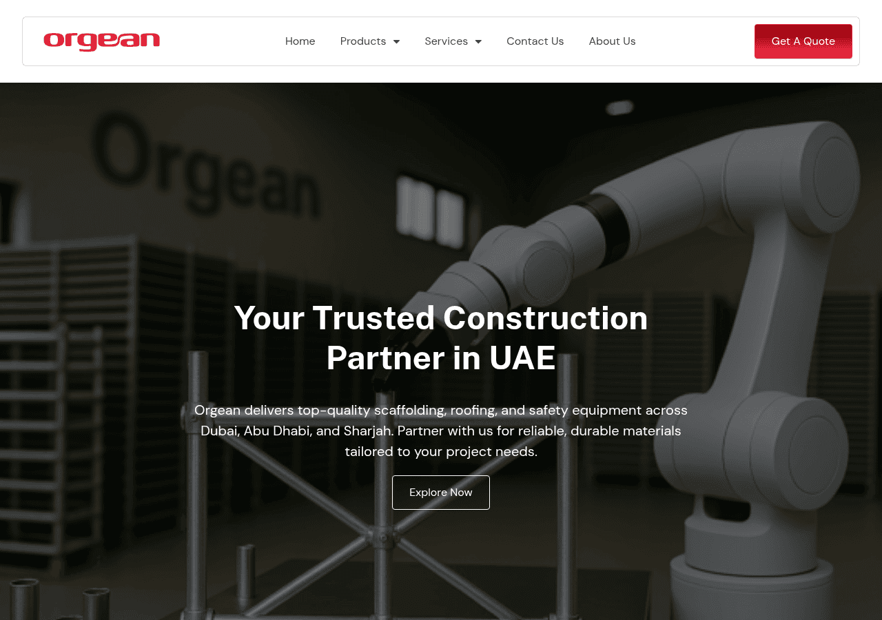 Screenshot of orgean.com