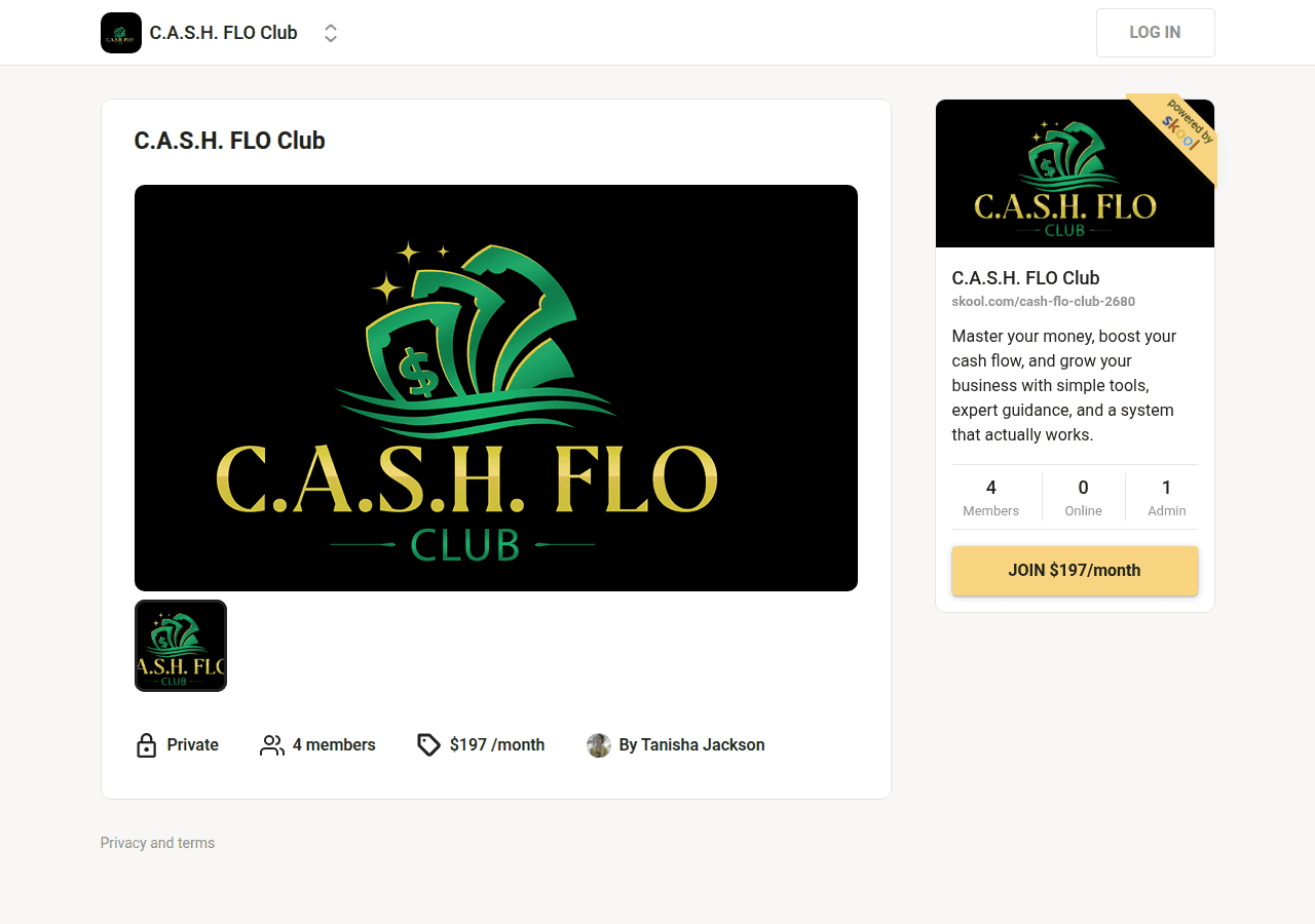 Screenshot of skool.com
