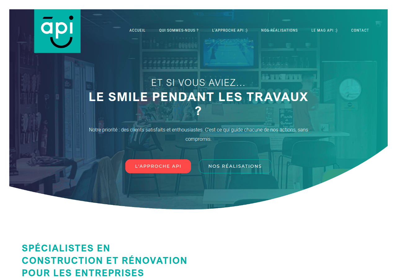 Screenshot of api-projet.fr