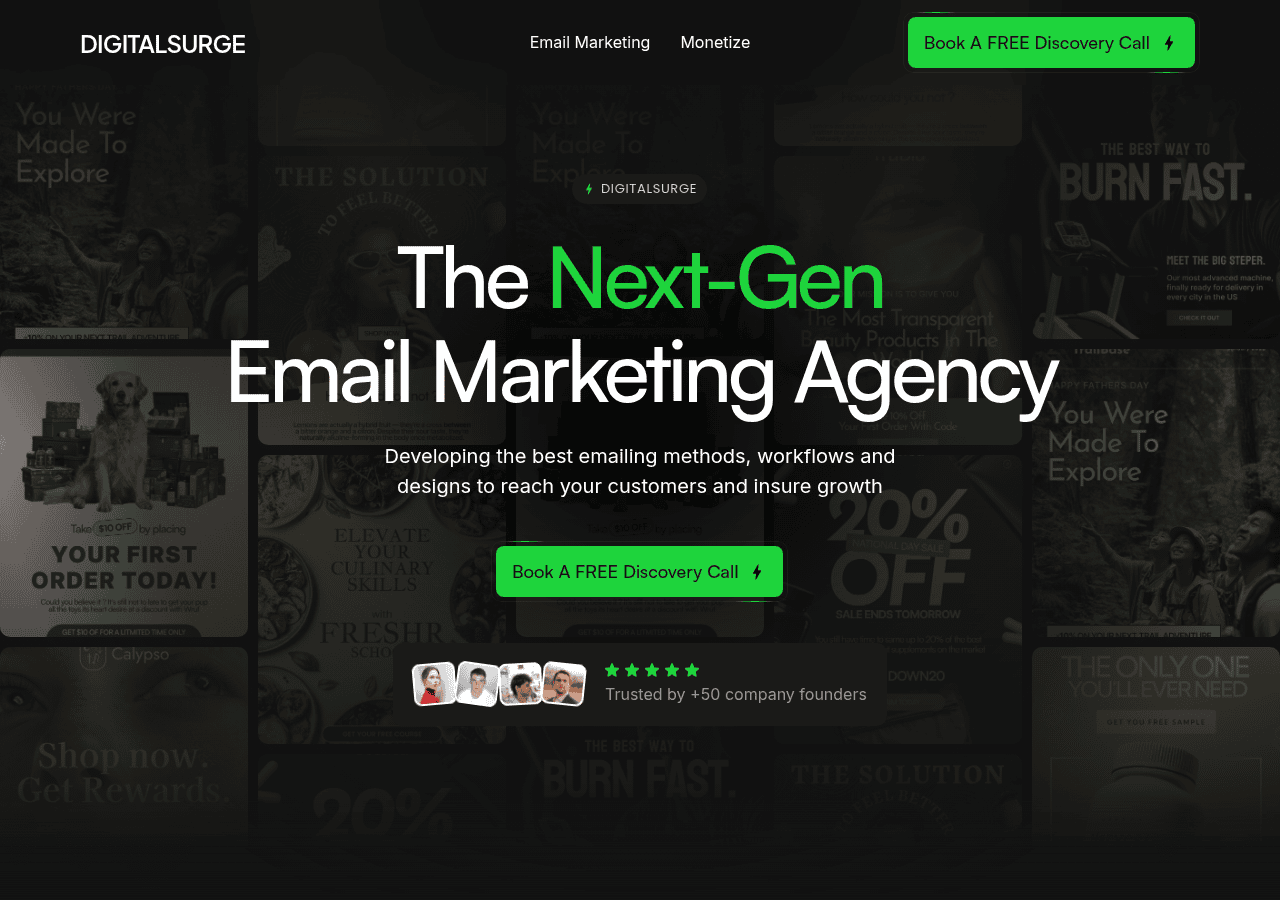 Screenshot of digitalsurgeagency.co
