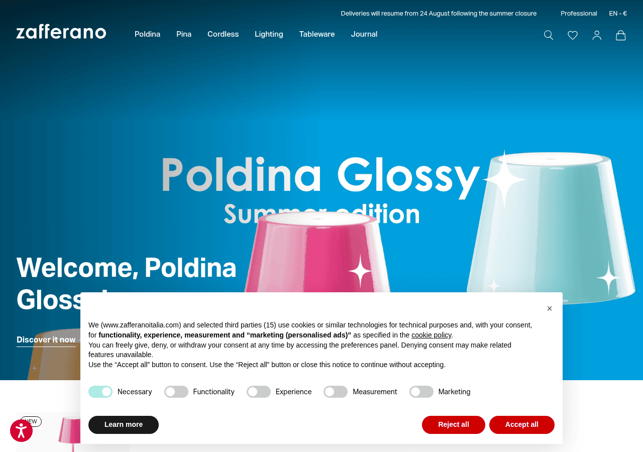 Screenshot of zafferanoitalia.com