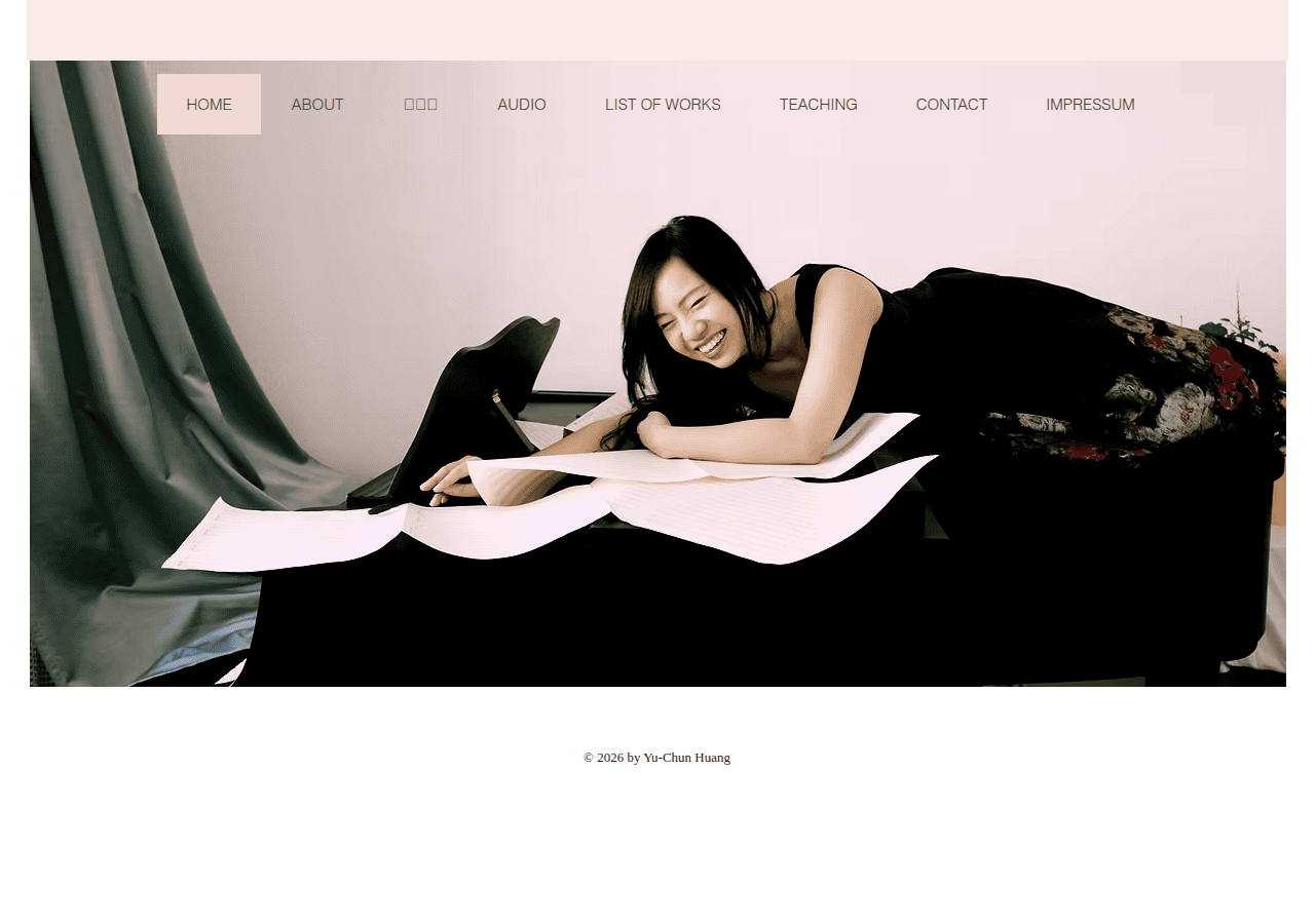 Screenshot of yuchunhuang.com