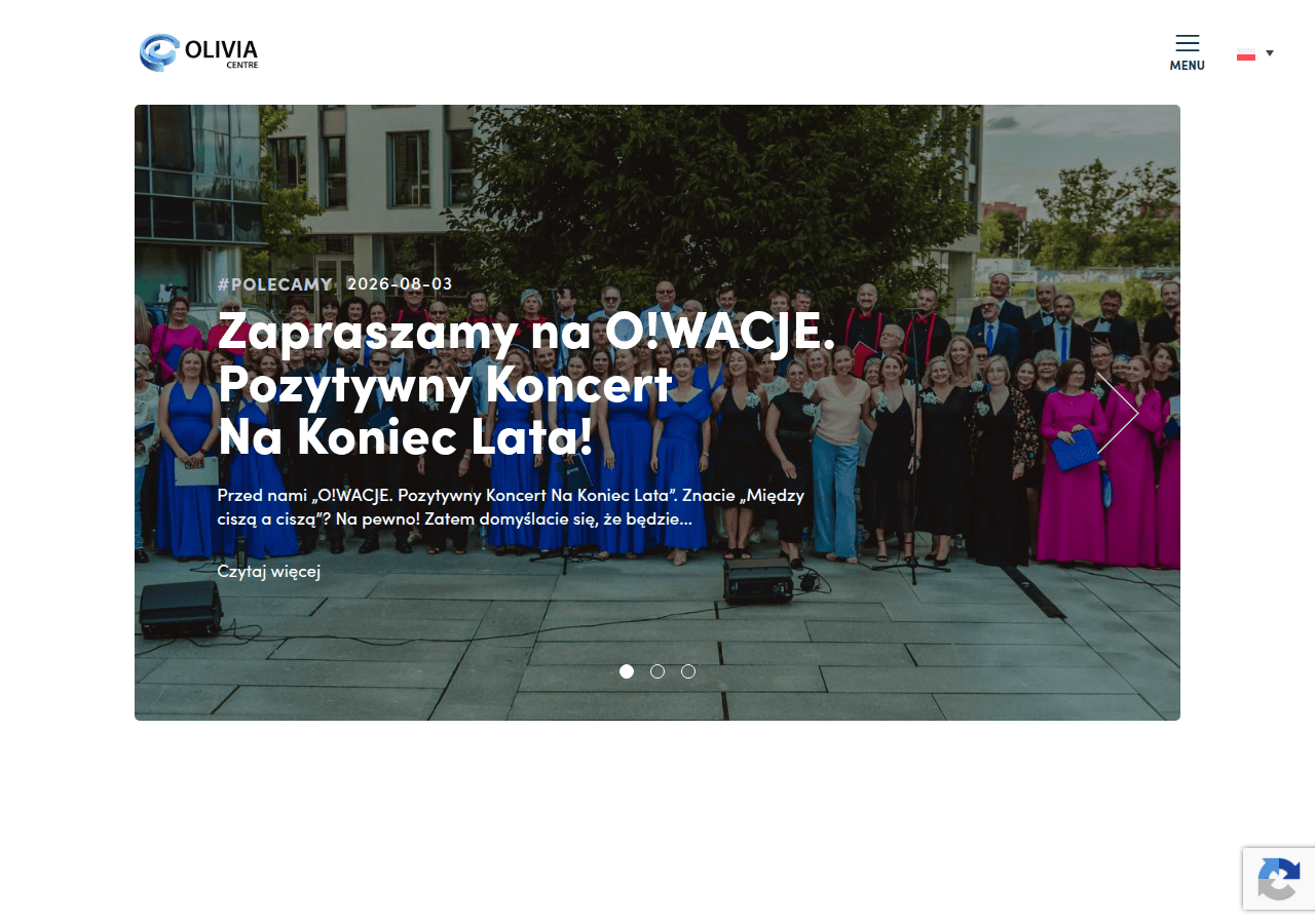 Screenshot of oliviacentre.com