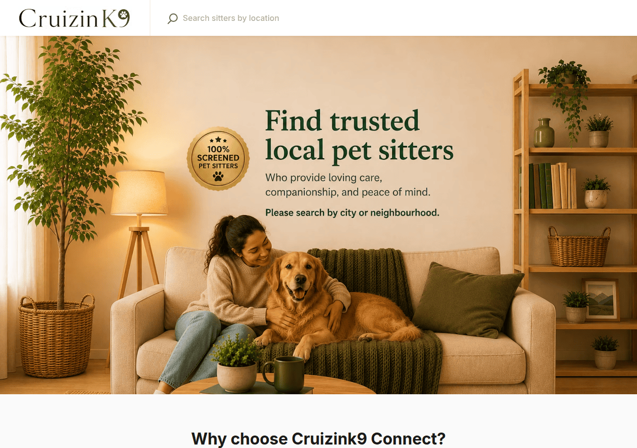 Screenshot of cruizink9connect.com