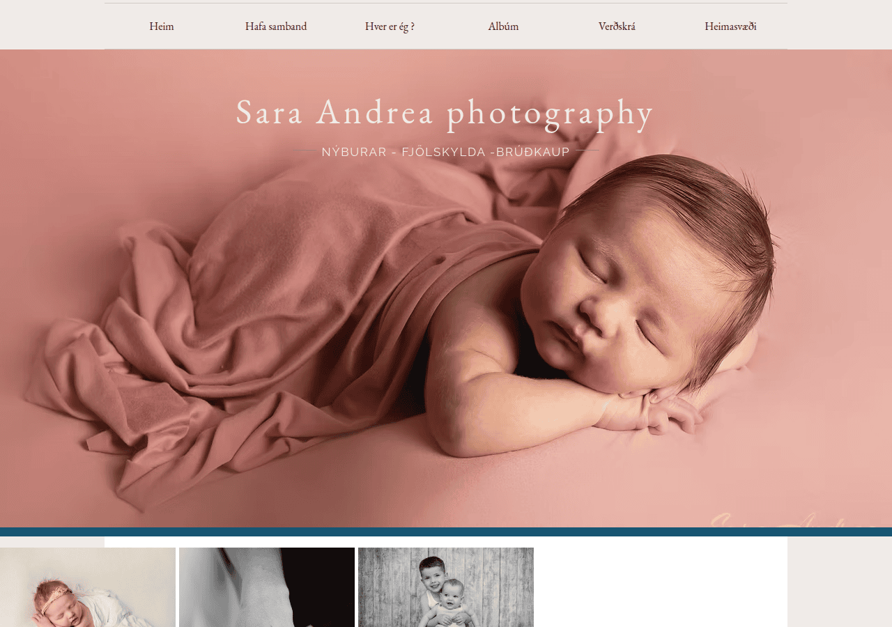 Screenshot of saraandrea.com