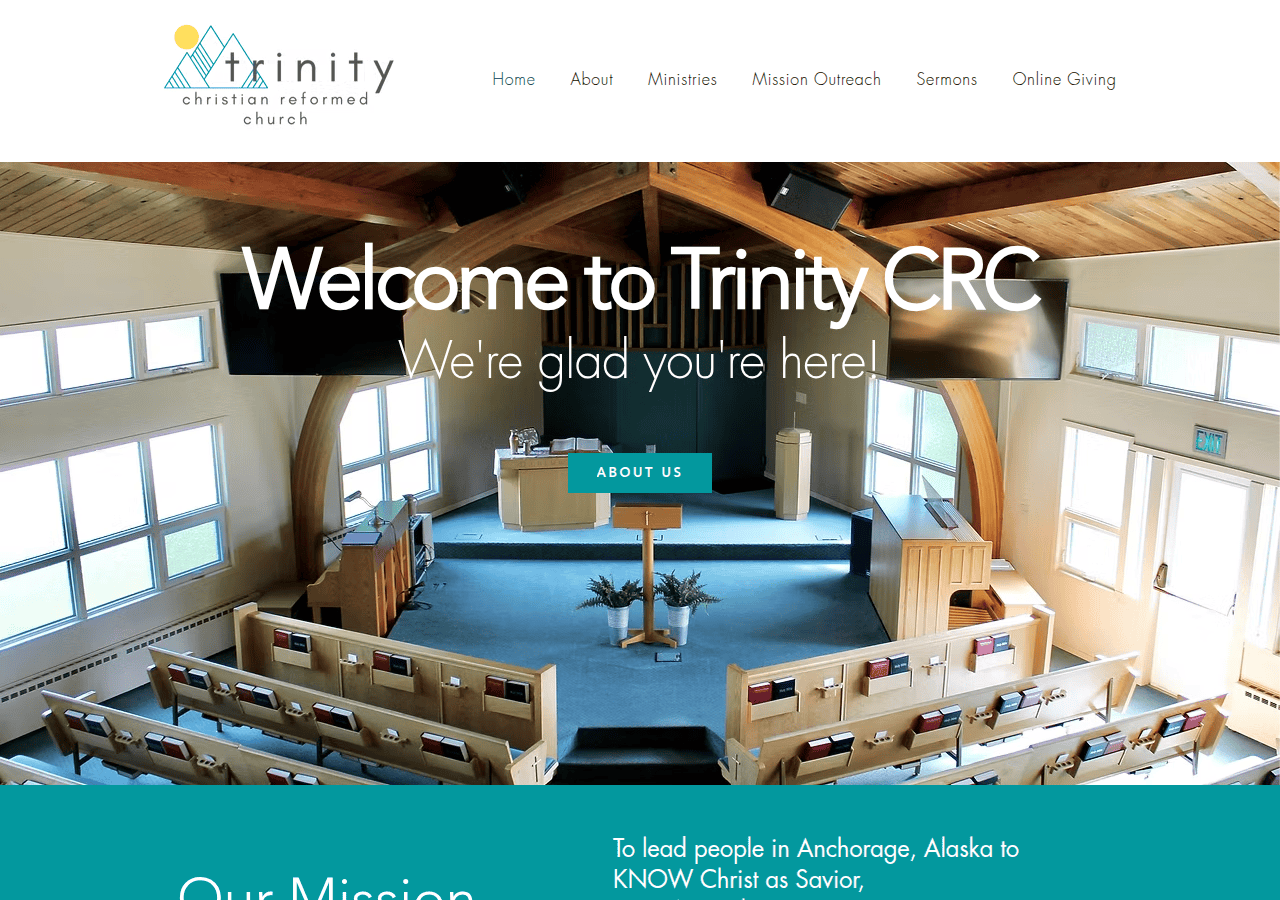 Screenshot of trinitycrcalaska.com