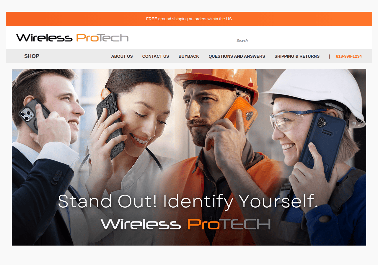 Screenshot of wirelessprotech.com