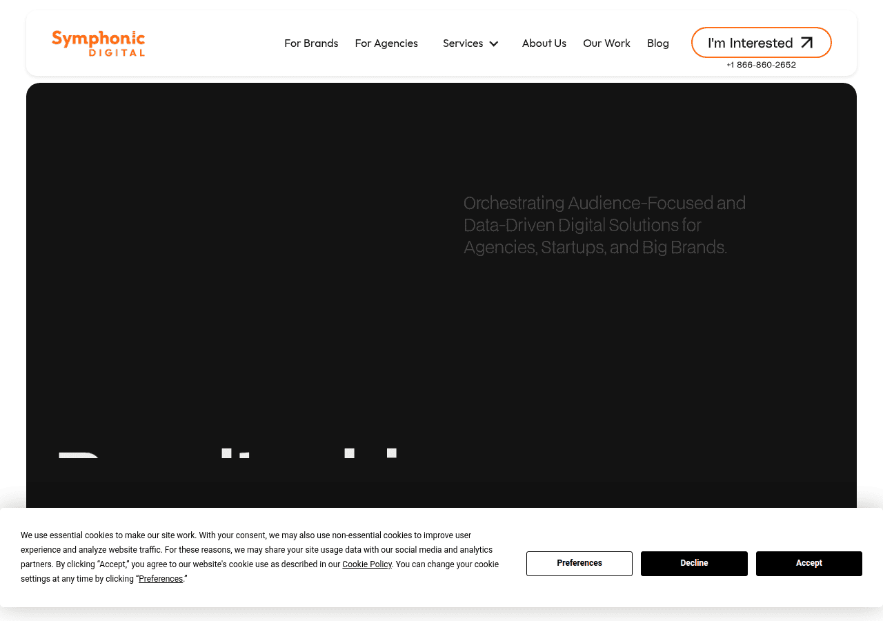 Screenshot of symphonicdigital.com