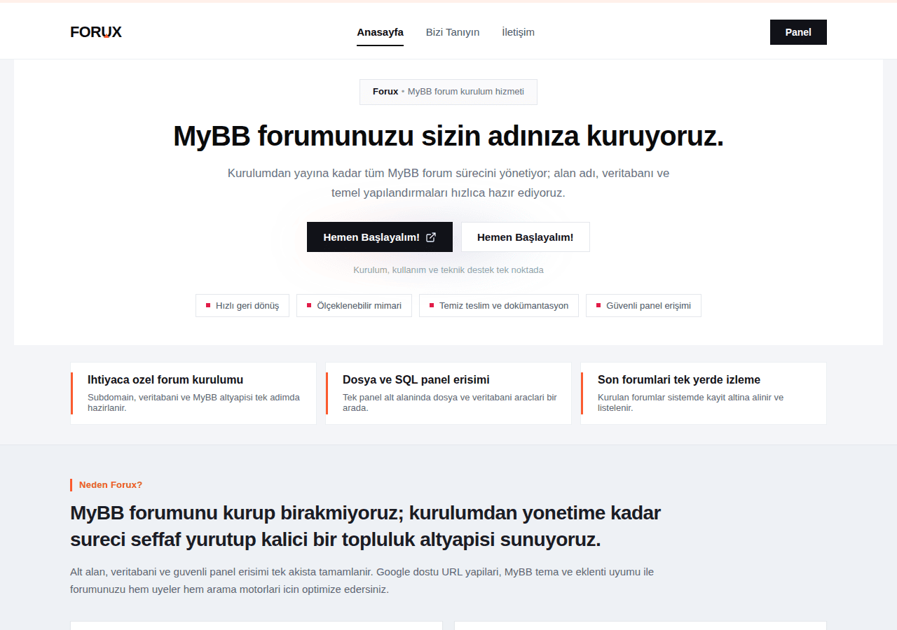 Screenshot of forux.tr