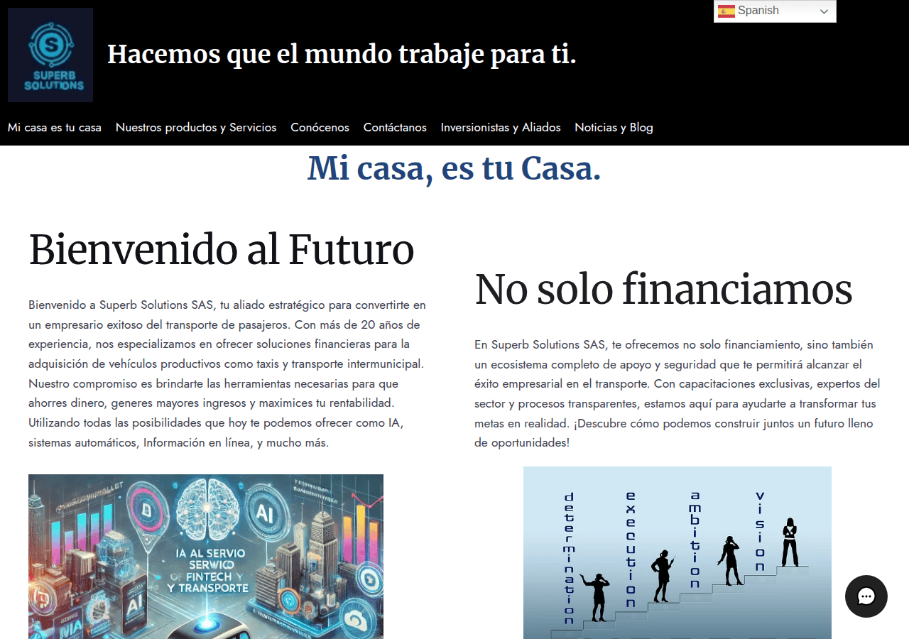 Screenshot of superbsolutionssas.com