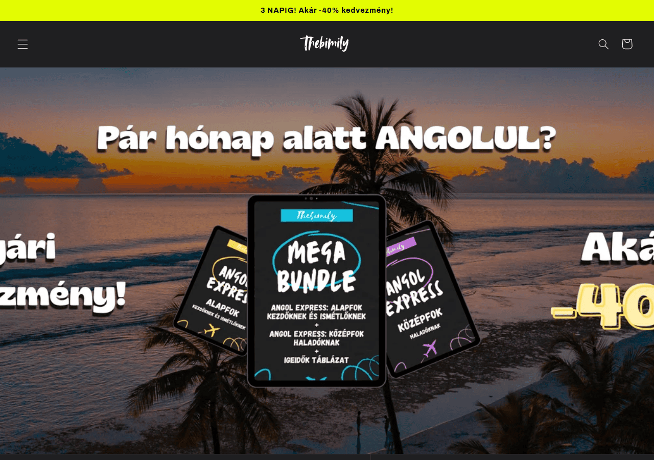 Screenshot of thebimily.com
