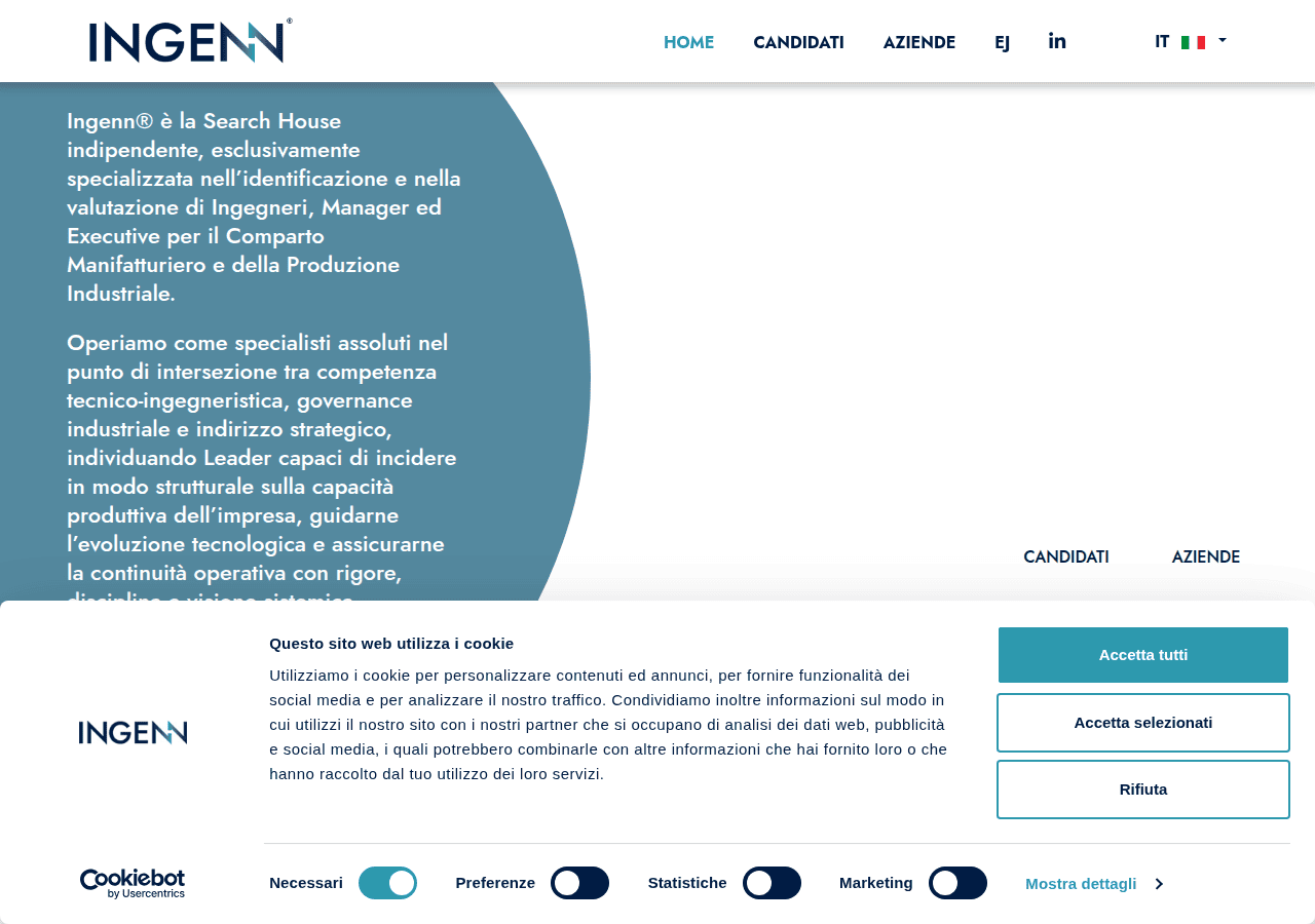Screenshot of ingenn.it