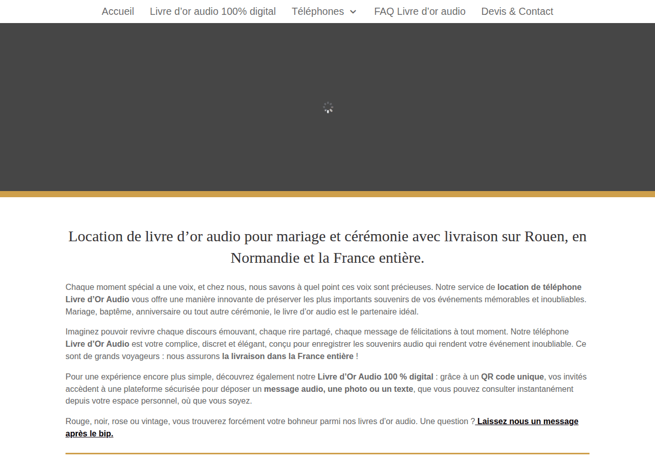 Screenshot of littlemessage.fr