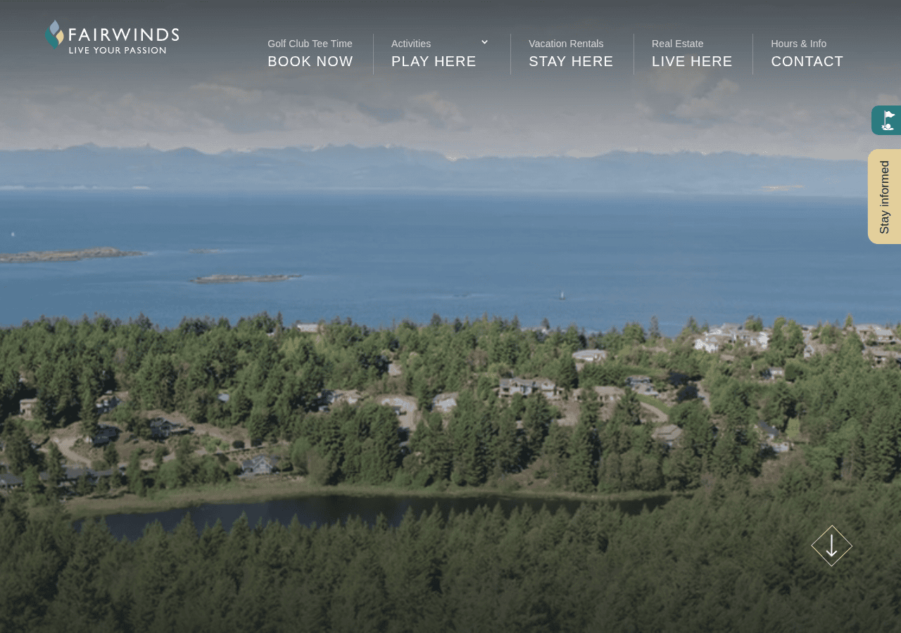 Screenshot of fairwinds.ca