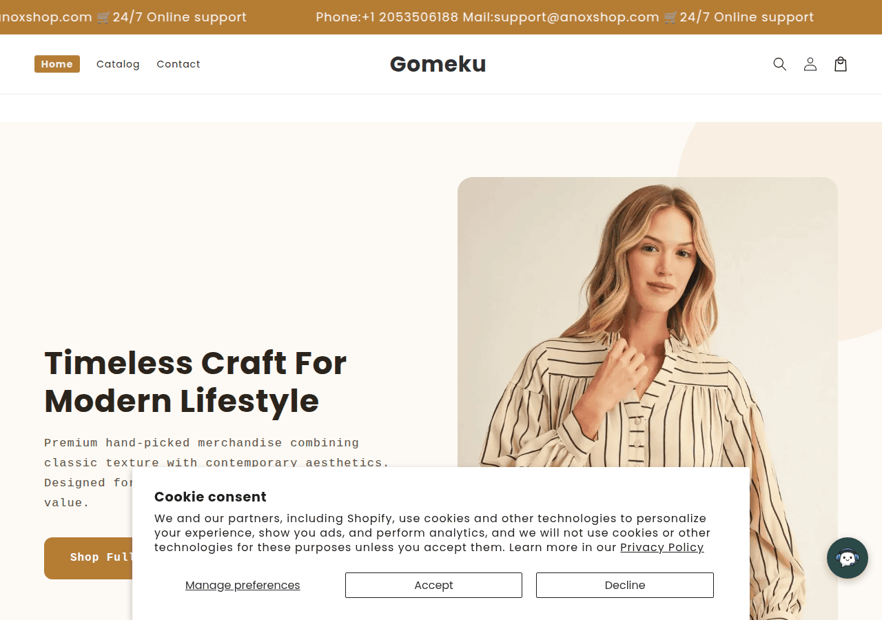 Screenshot of gomeku.com