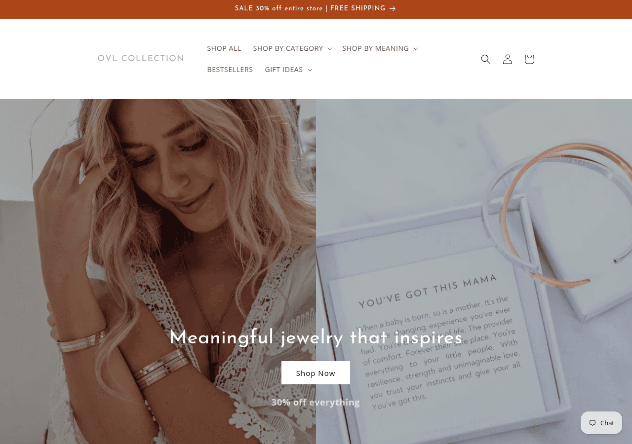 Screenshot of ovlcollection.com
