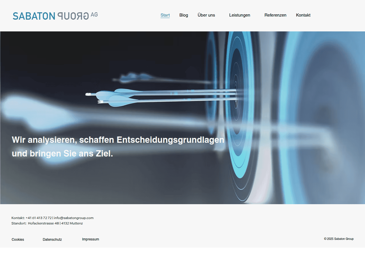 Screenshot of sabatongroup.com