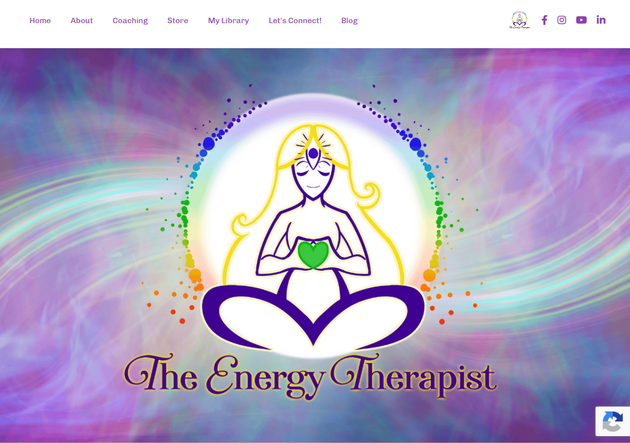 Screenshot of theenergytherapist.com