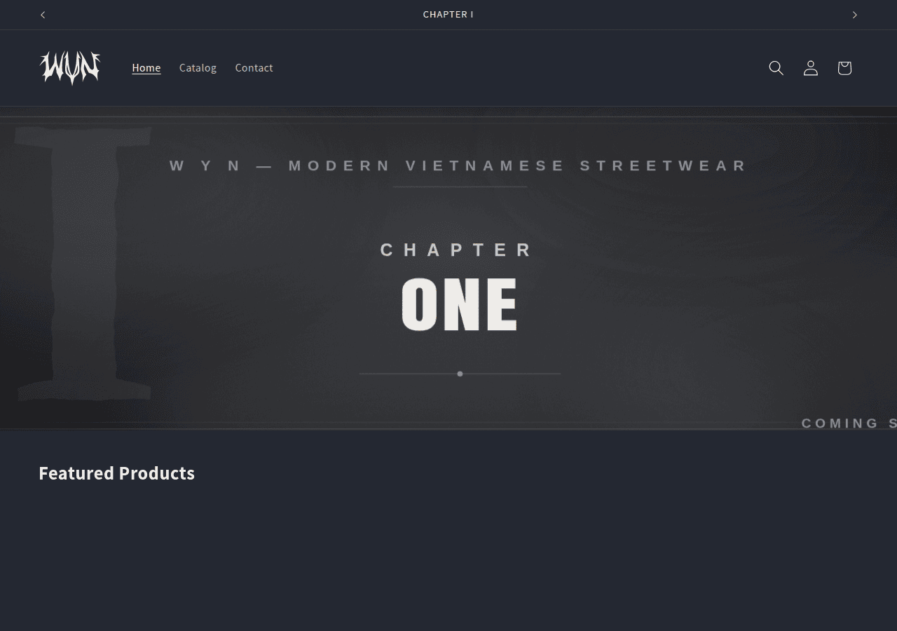 Screenshot of wynstore.shop