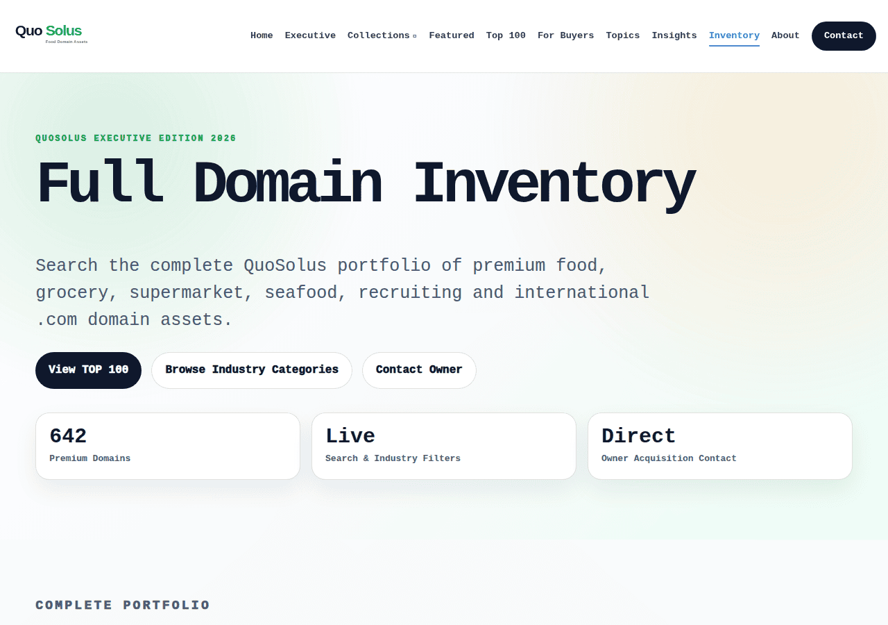 Screenshot of quosolus.com