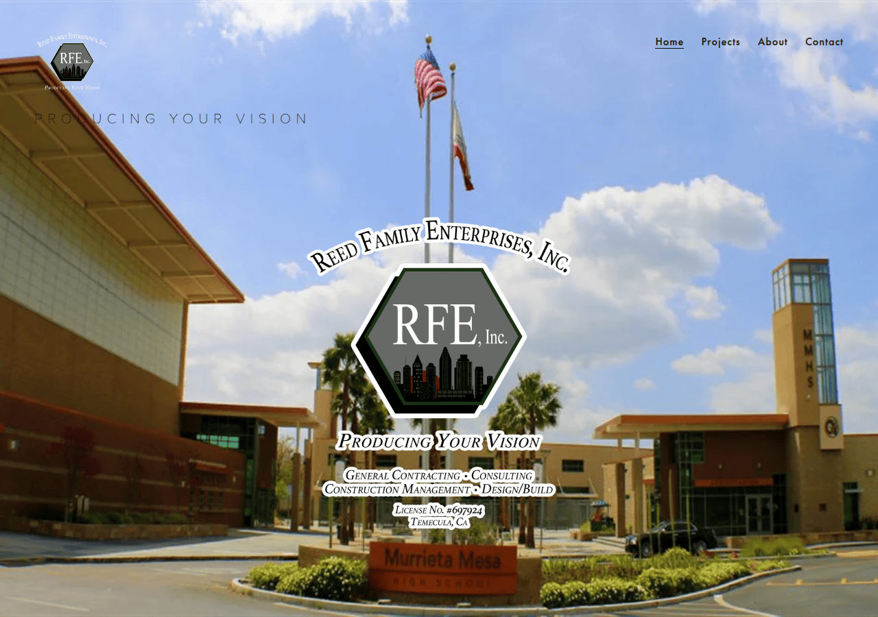 Screenshot of rfeinc-socal.com