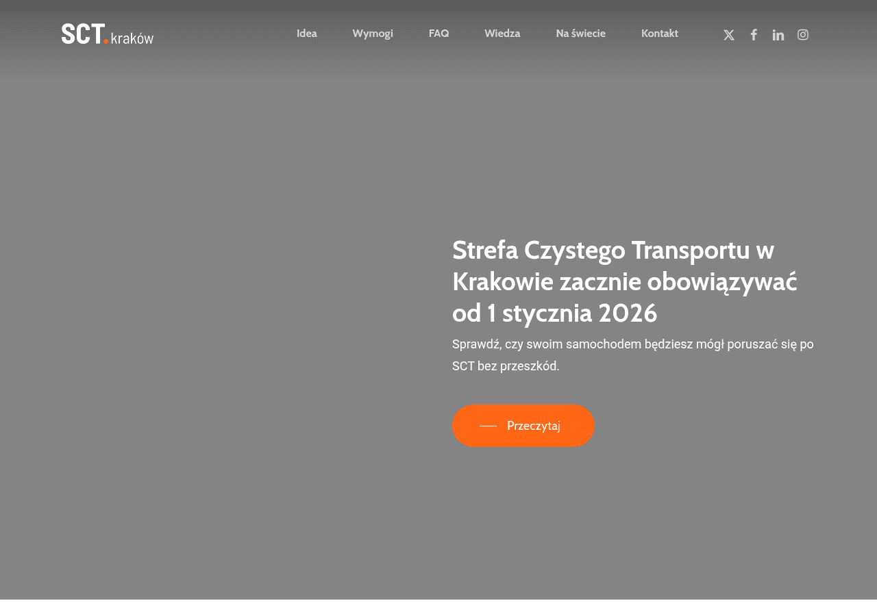 Screenshot of sctkrakow.pl