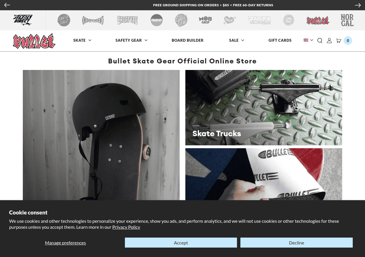Screenshot of nhsskatedirect.com