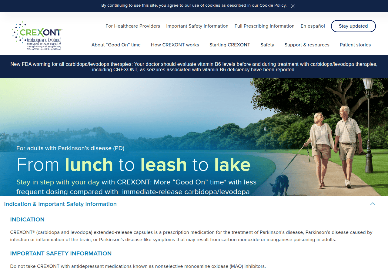 Screenshot of crexont.com