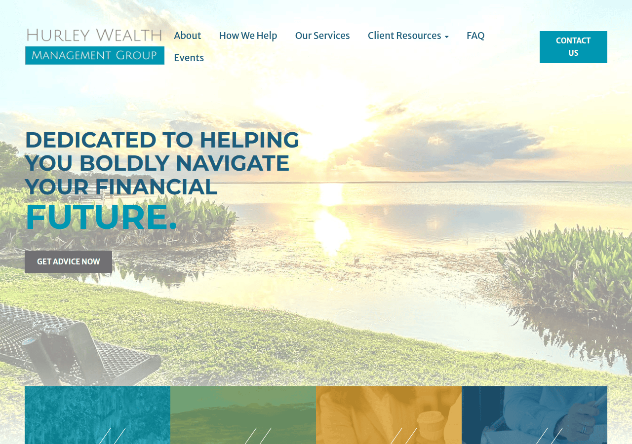 Screenshot of hurleywealth.com
