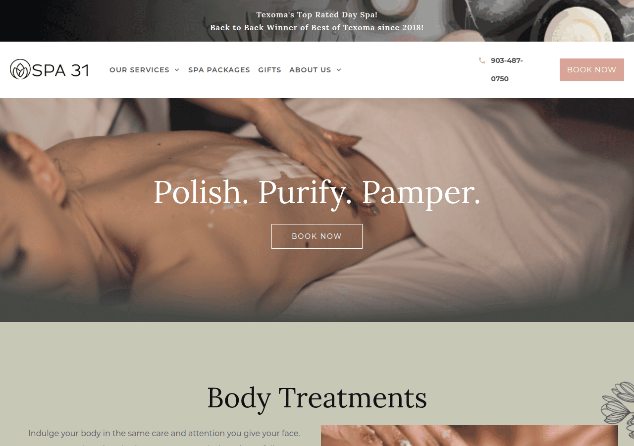 Screenshot of spa31.com