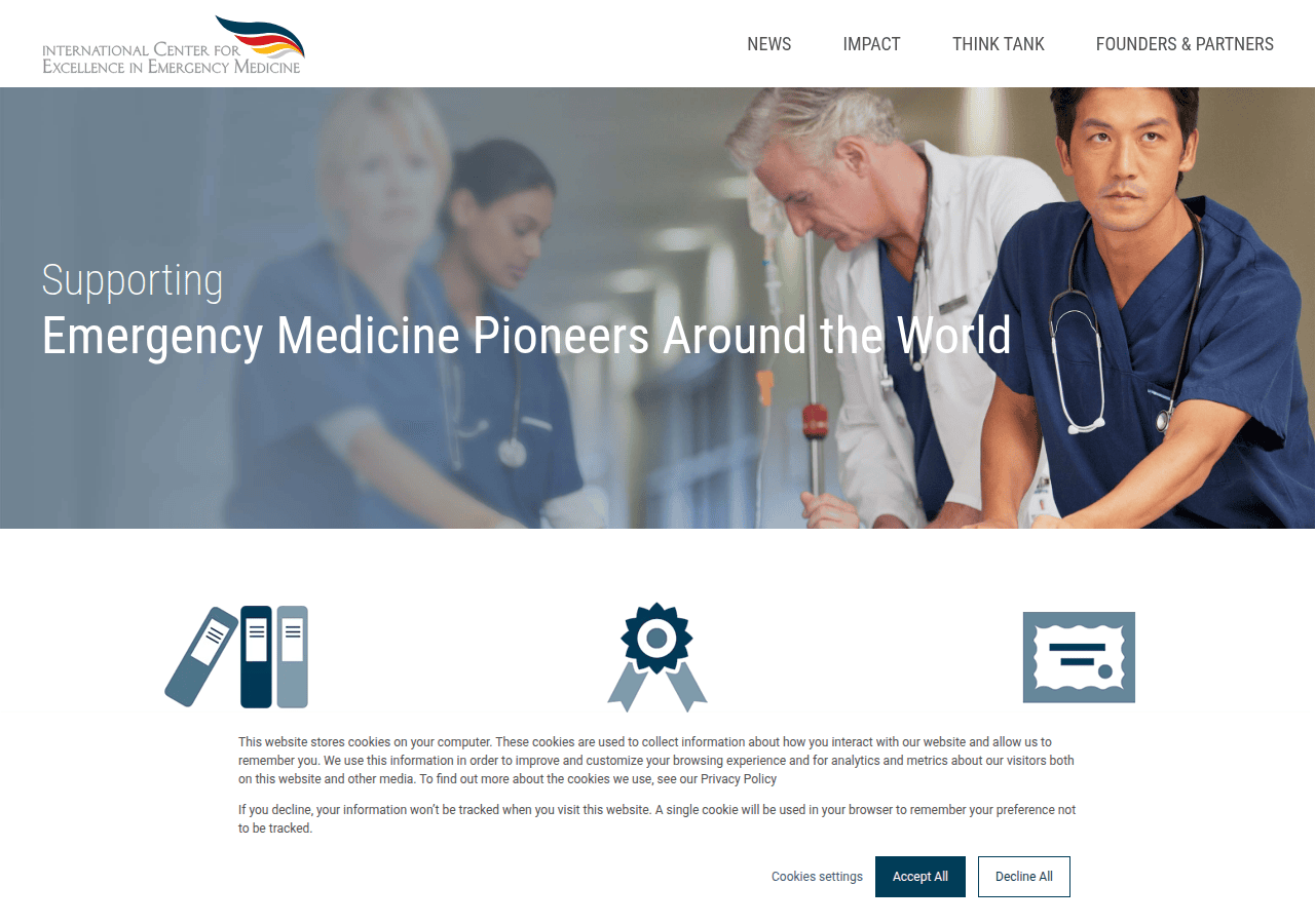 Screenshot of ceememergency.ch